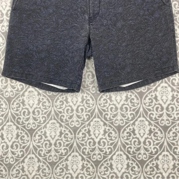 rodd & gunn shorts reef fit faded black cotton men's 34x7 - Picture 4 of 9